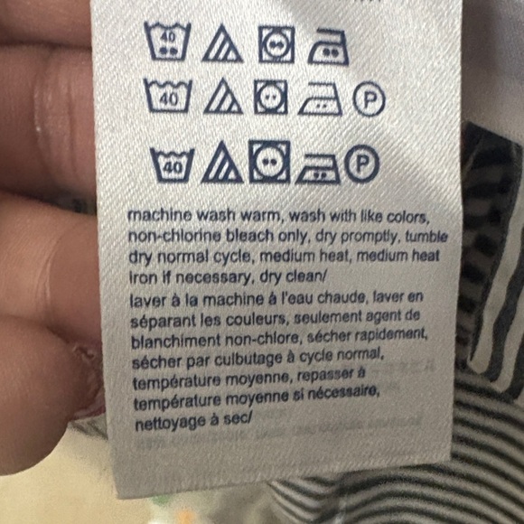 Tommy Hilfiger gray and White Striped Dress, size medium - Picture 12 of 12